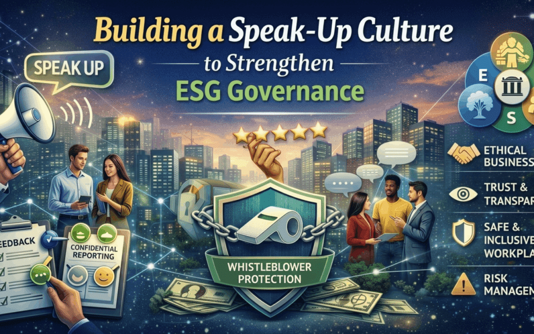 Building a Speak-Up Culture to Strengthen ESG Governance