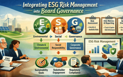 Integrating ESG Risk Management into Board Governance
