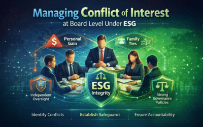 Managing Conflict of Interest at Board Level Under ESG